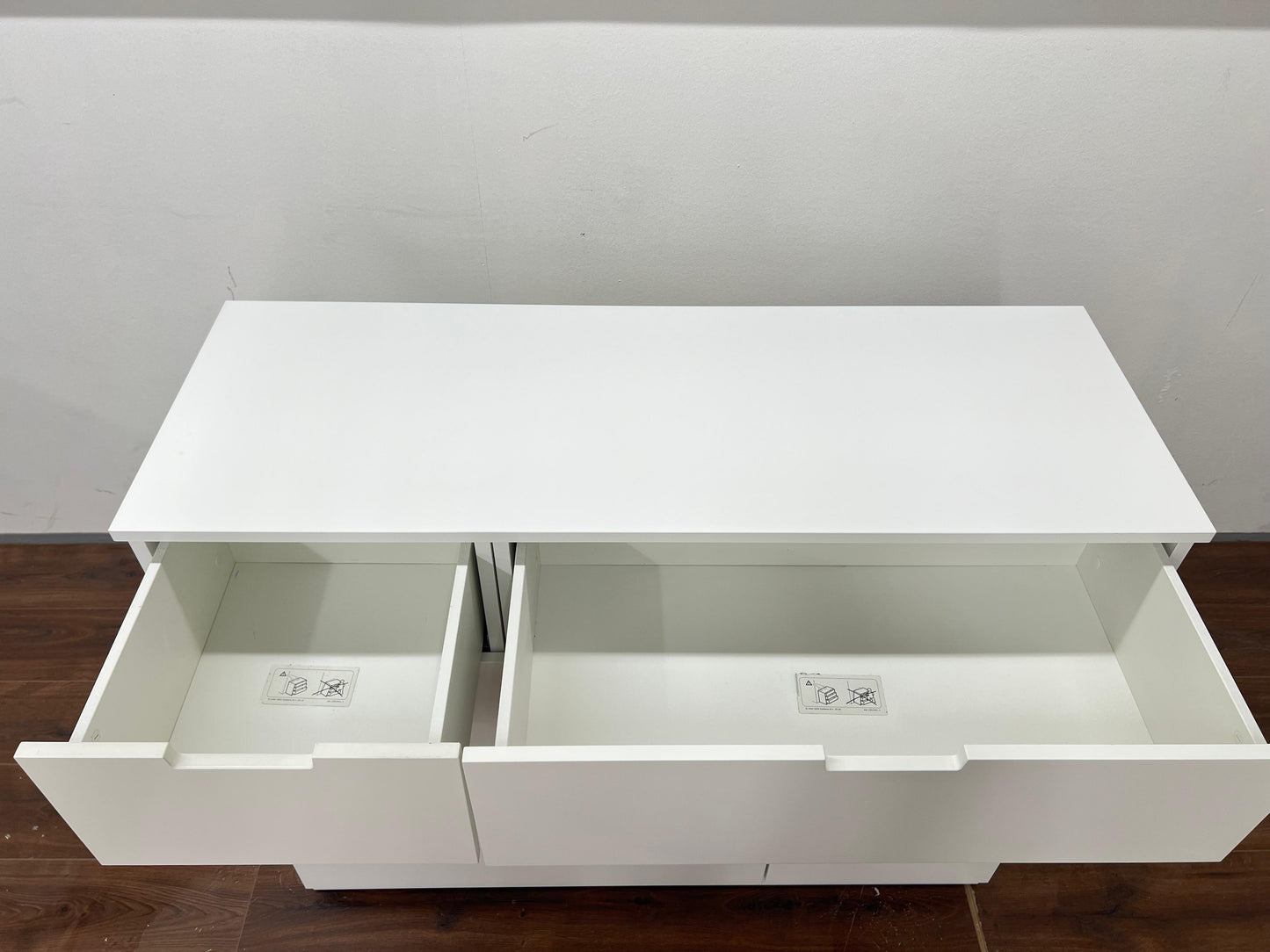 Ikea NORDLI lipasto 8 laatikolla, 120x99 cm, valkoinen Kalustori