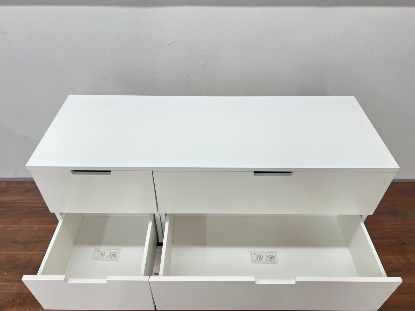 Ikea NORDLI lipasto 8 laatikolla, 120x99 cm, valkoinen Kalustori
