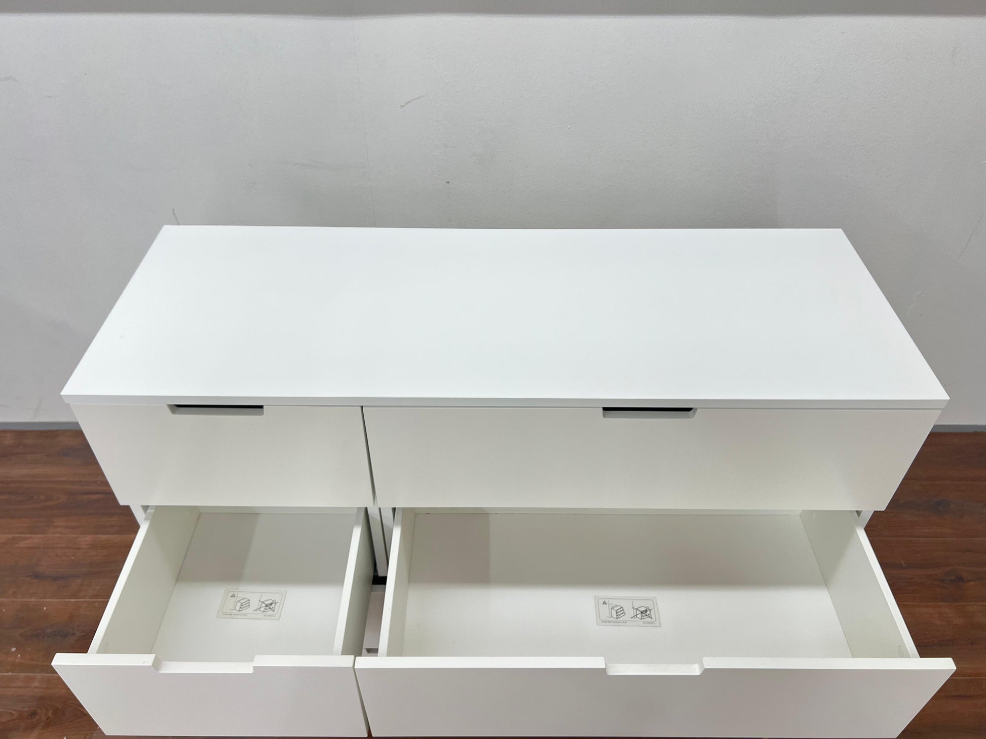 Ikea NORDLI lipasto 8 laatikolla, 120x99 cm, valkoinen Kalustori