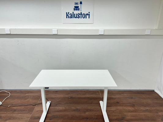 Ikea RODULF Työpöytä, sähköinen/valkoinen,140x80 cm Kalustori
