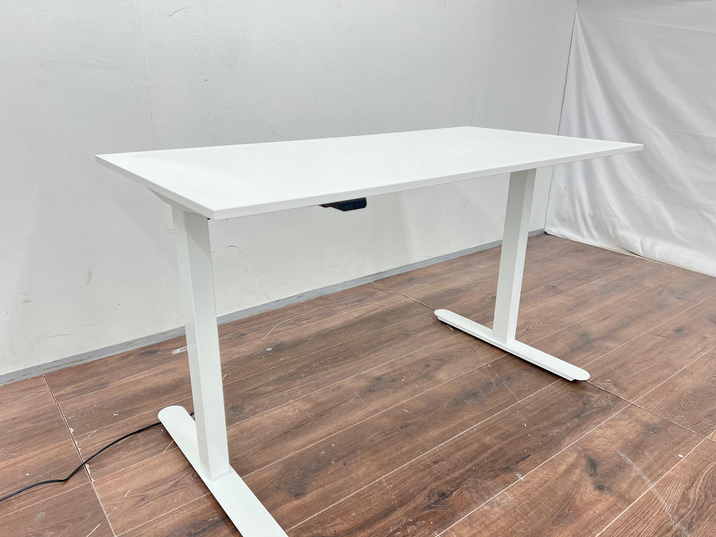 Ikea RODULF Työpöytä, sähköinen/valkoinen,140x80 cm Kalustori