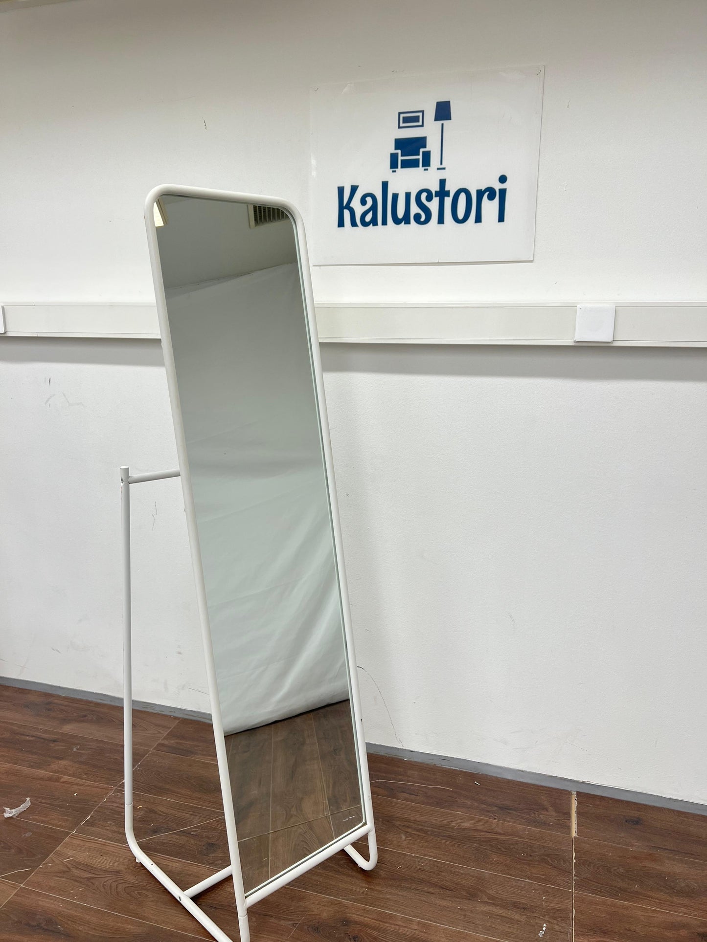 Ikea KNAPPER cheval-lasi , valkoinen, 48x160 cm Kalustori