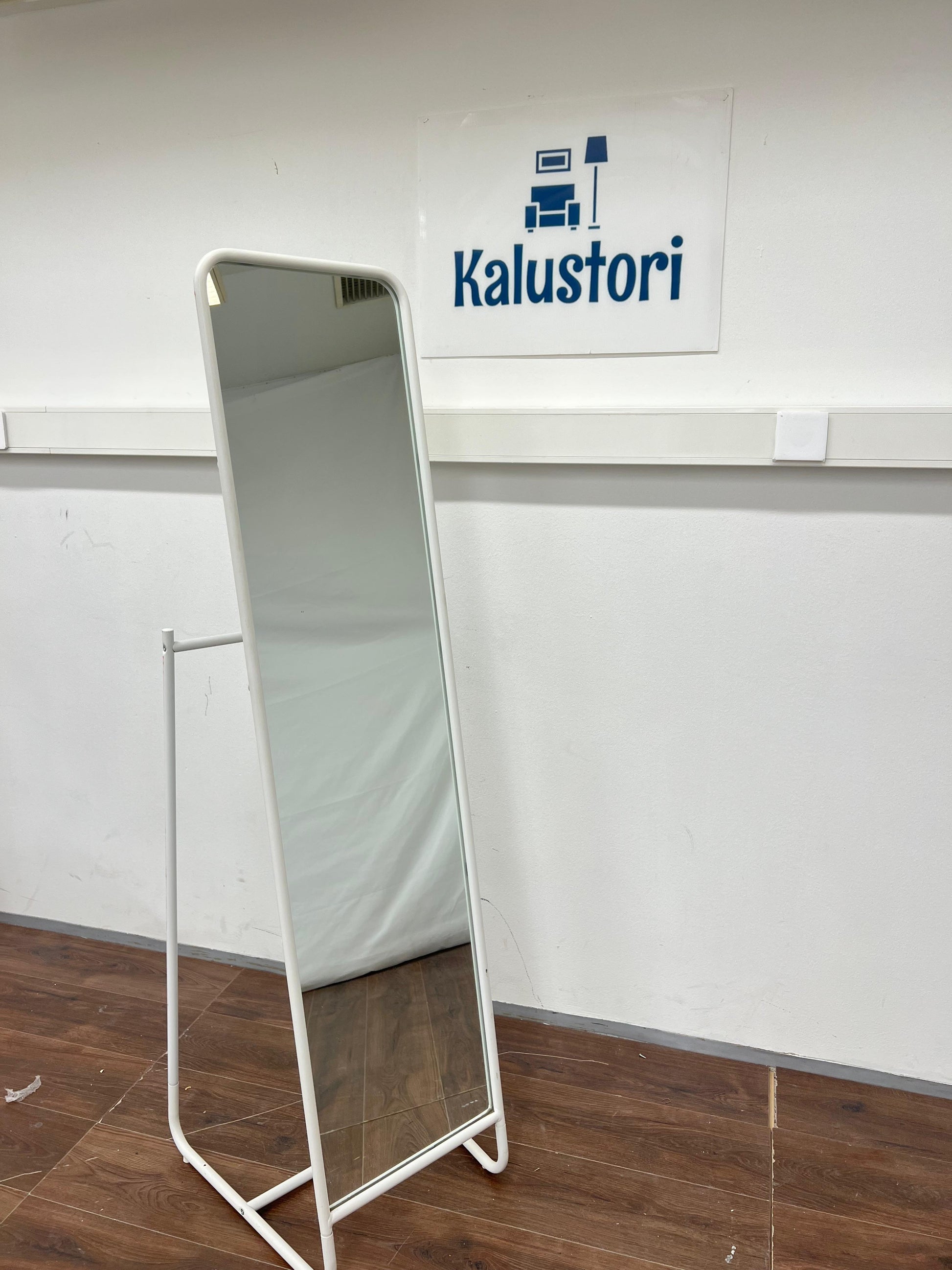 Ikea KNAPPER cheval-lasi , valkoinen, 48x160 cm Kalustori