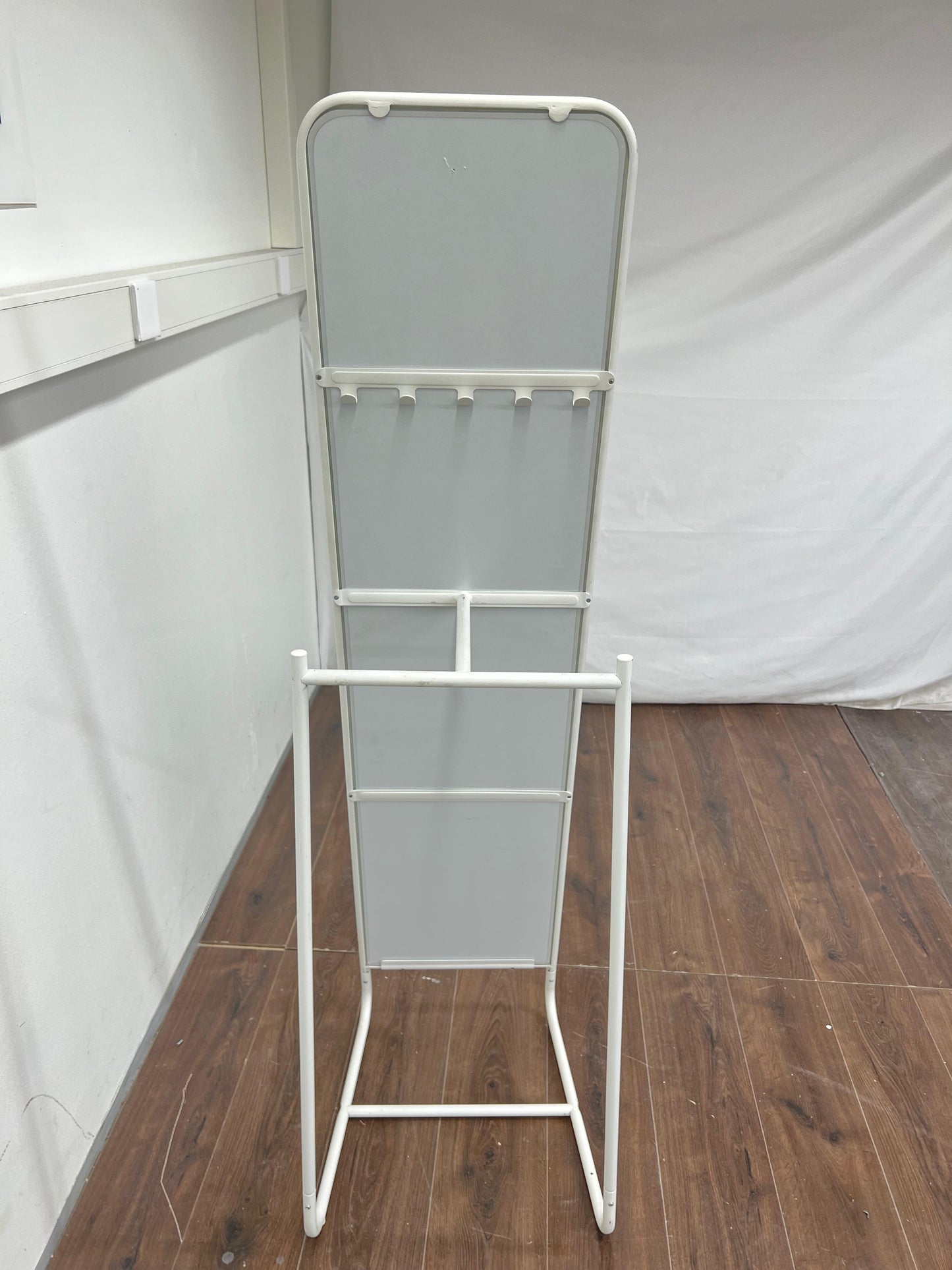 Ikea KNAPPER cheval-lasi , valkoinen, 48x160 cm Kalustori