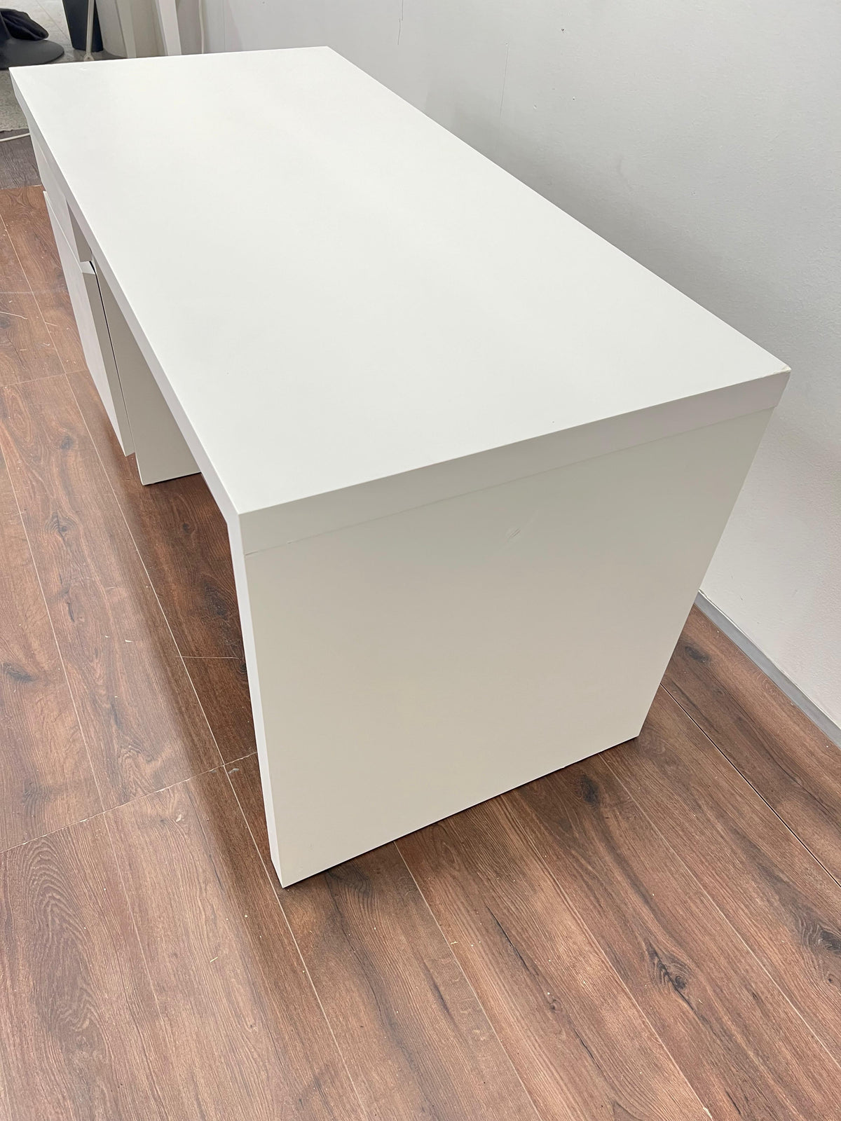 Ikea MALM Työpöytä, valkoinen,140x65 cm Kalustori