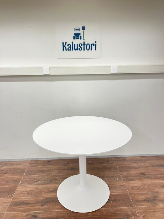 Ikea DOCKSTA pyöreä keittiön pöytä , valkoinen, 4 istumapaikkaa, 103 cm Kalustori