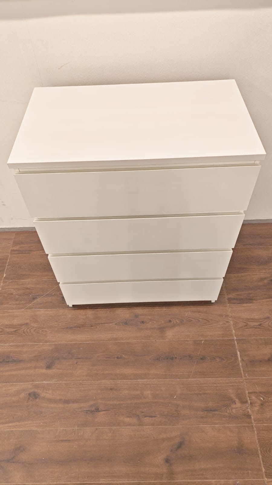 Ikea MALM Lipasto, 4 laatikkoa, Valkoinen 80x100cm Kalustori