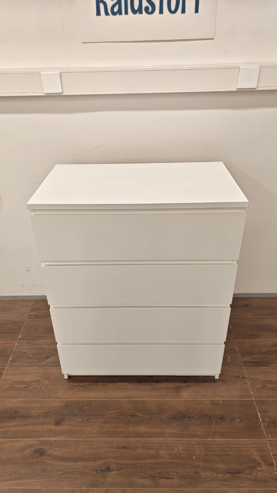 Ikea MALM Lipasto, 4 laatikkoa, Valkoinen 80x100cm Kalustori