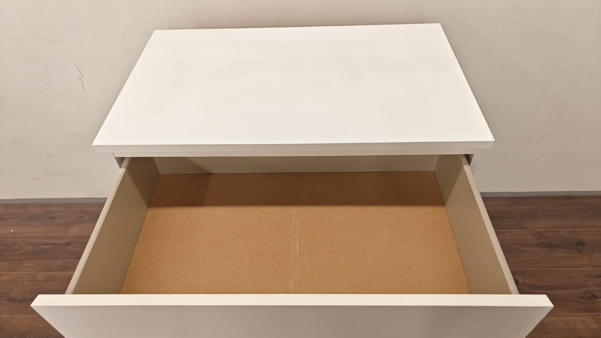 Ikea MALM Lipasto, 4 laatikkoa, Valkoinen 80x100cm Kalustori