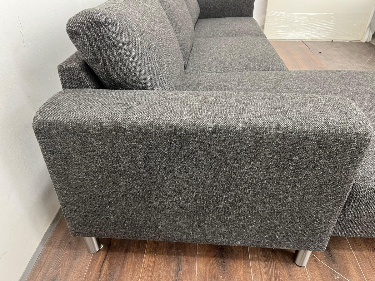 Sotka Gamma kulmasohva, harmaa 235x85x45cm Kalustori