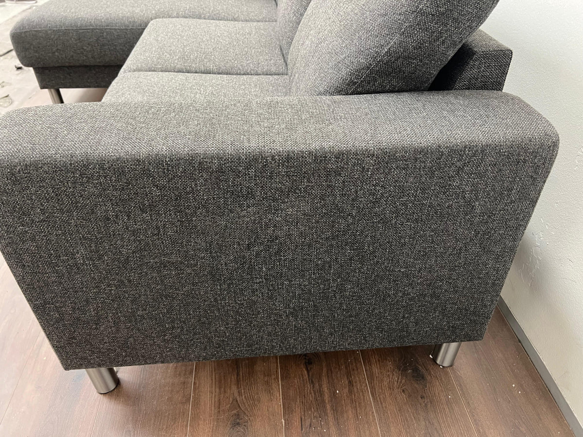Sotka Gamma kulmasohva, harmaa 235x85x45cm Kalustori