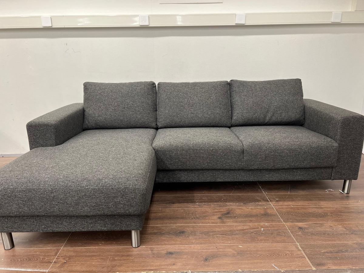 Sotka Gamma kulmasohva, harmaa 235x85x45cm Kalustori