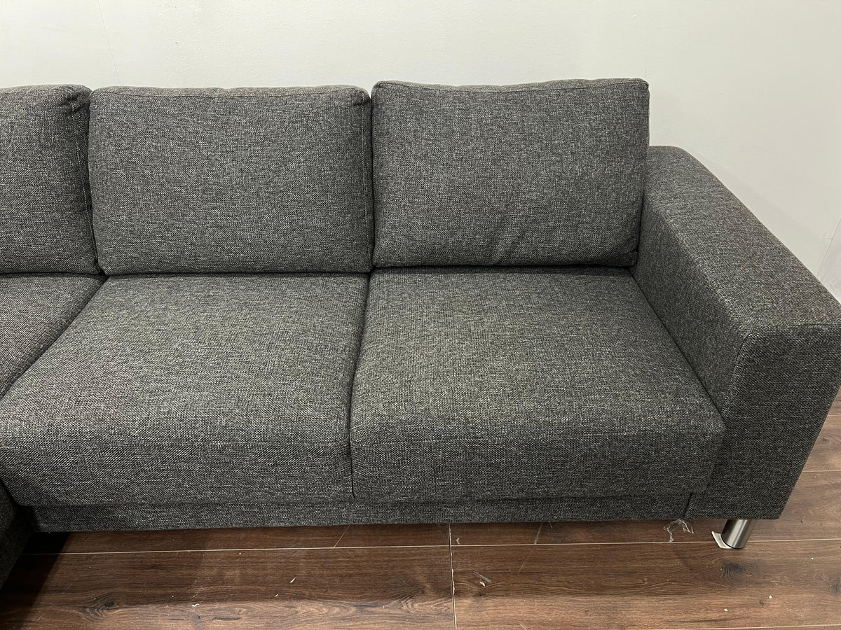 Sotka Gamma kulmasohva, harmaa 235x85x45cm Kalustori