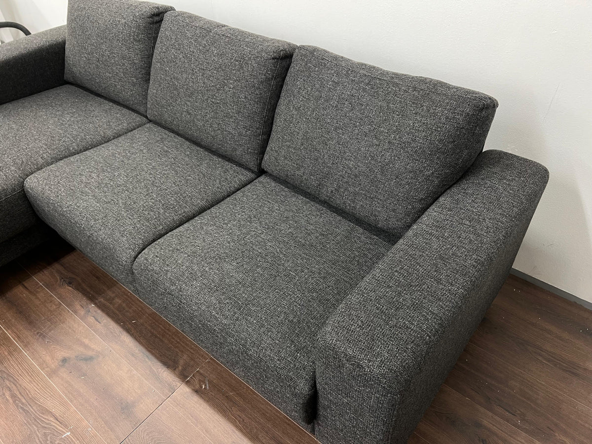 Sotka Gamma kulmasohva, harmaa 235x85x45cm Kalustori