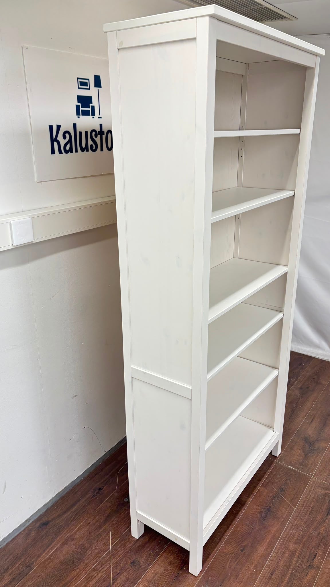 Ikea HEMNES Kirjahylly, valkoinen petsattu,90x197 cm Kalustori