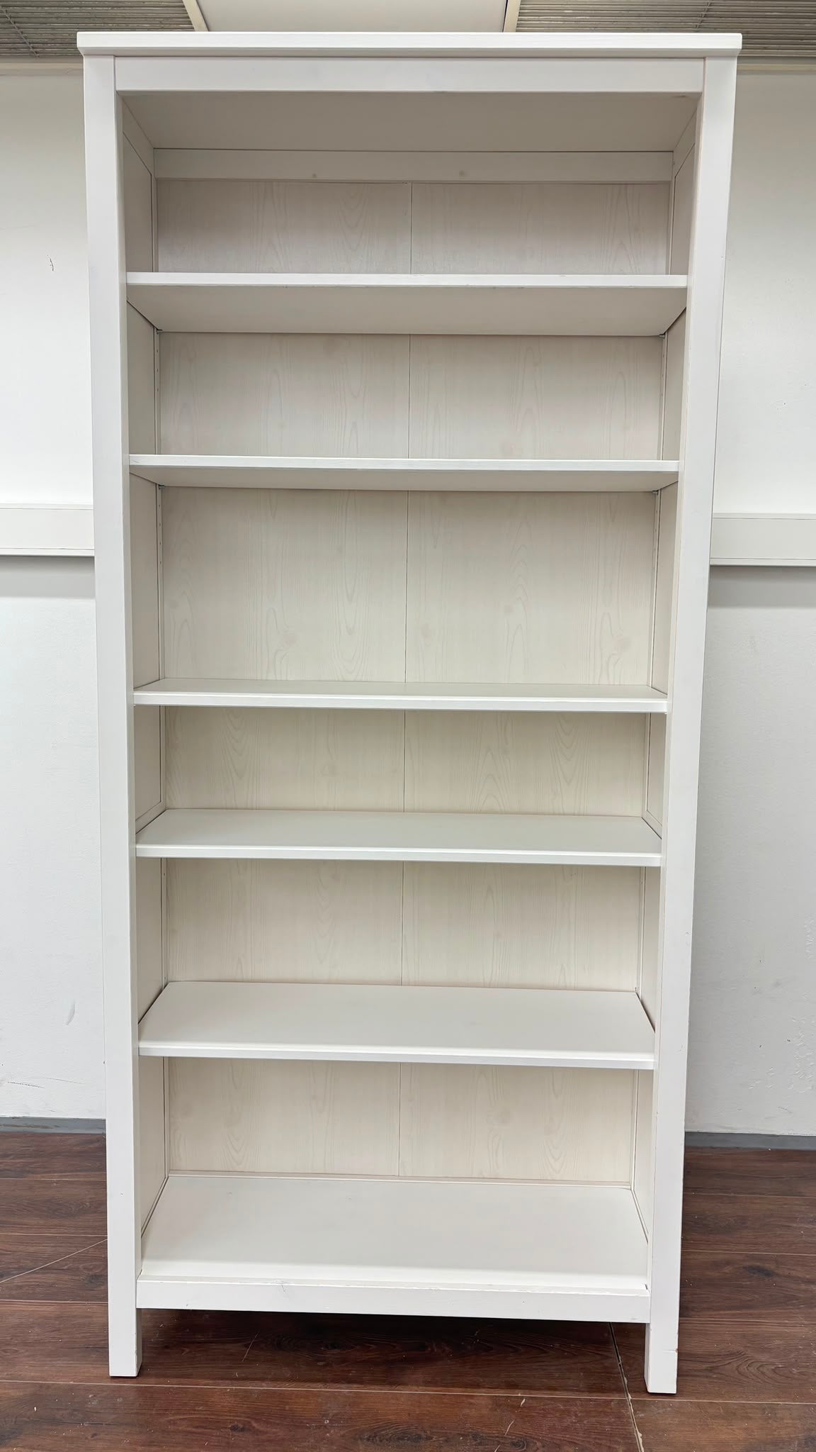 Ikea HEMNES Kirjahylly, valkoinen petsattu,90x197 cm Kalustori