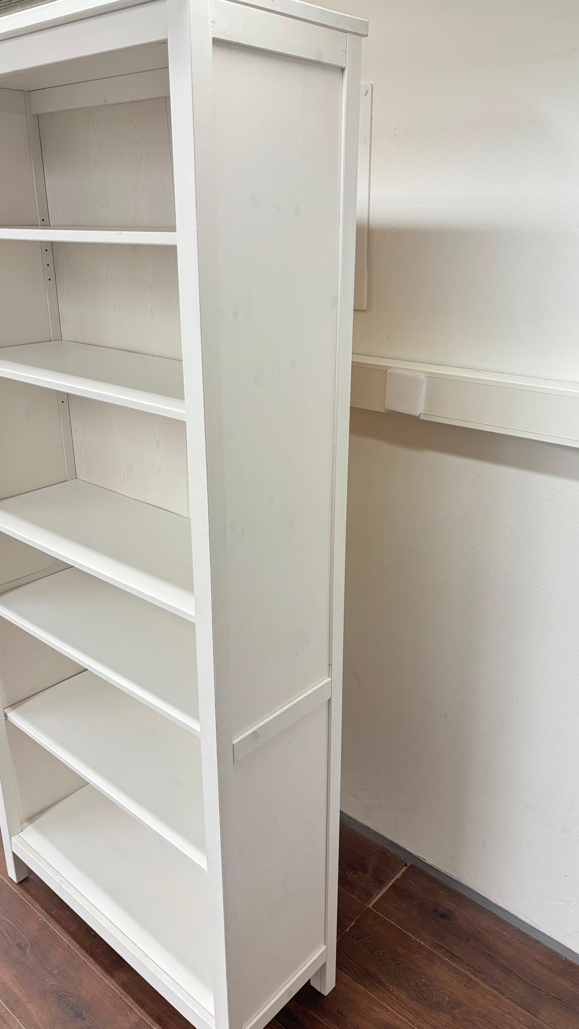 Ikea HEMNES Kirjahylly, valkoinen petsattu,90x197 cm Kalustori