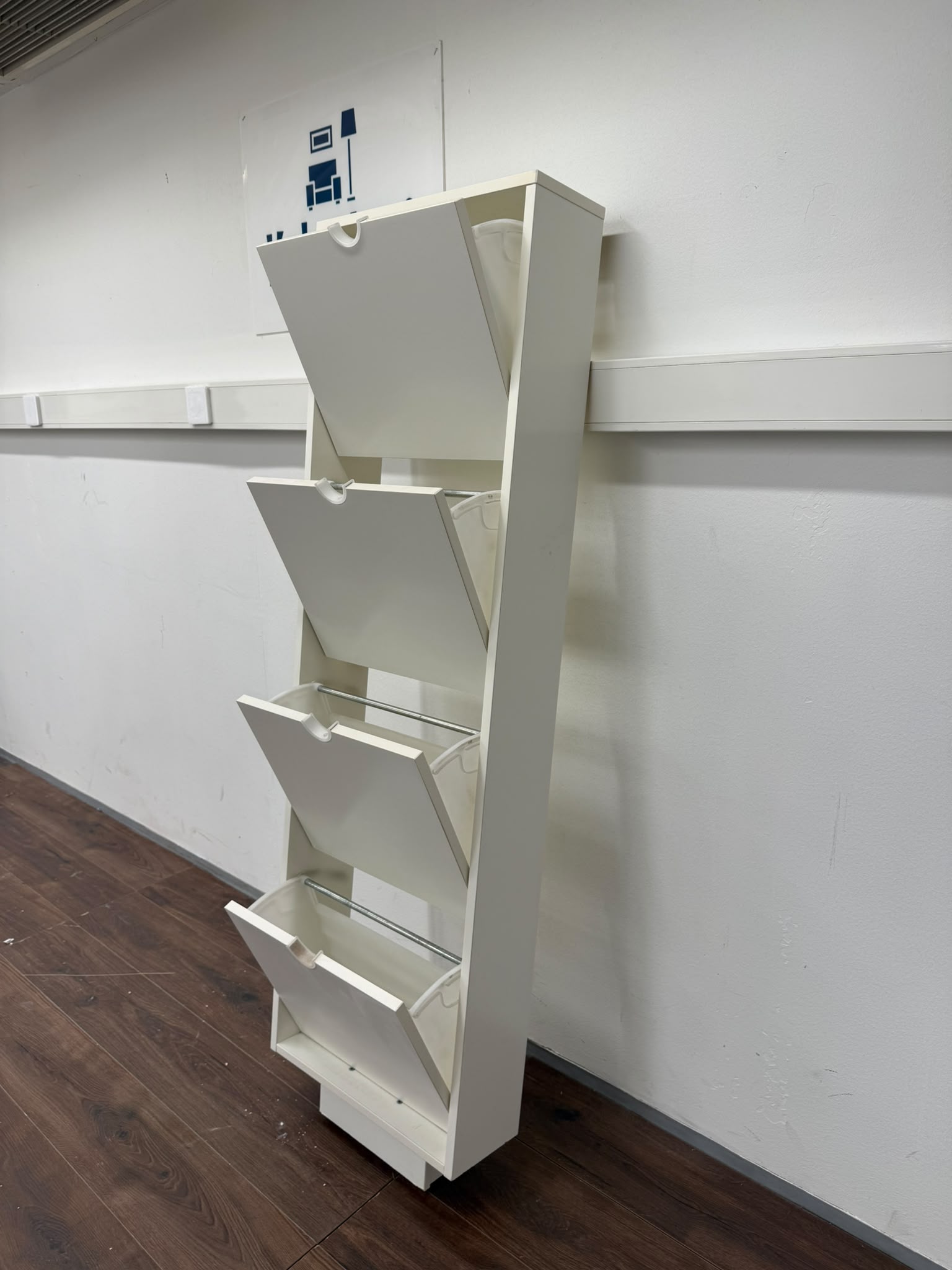 Ikea Kenkäkaappi 49x17x162 cm Kalustori