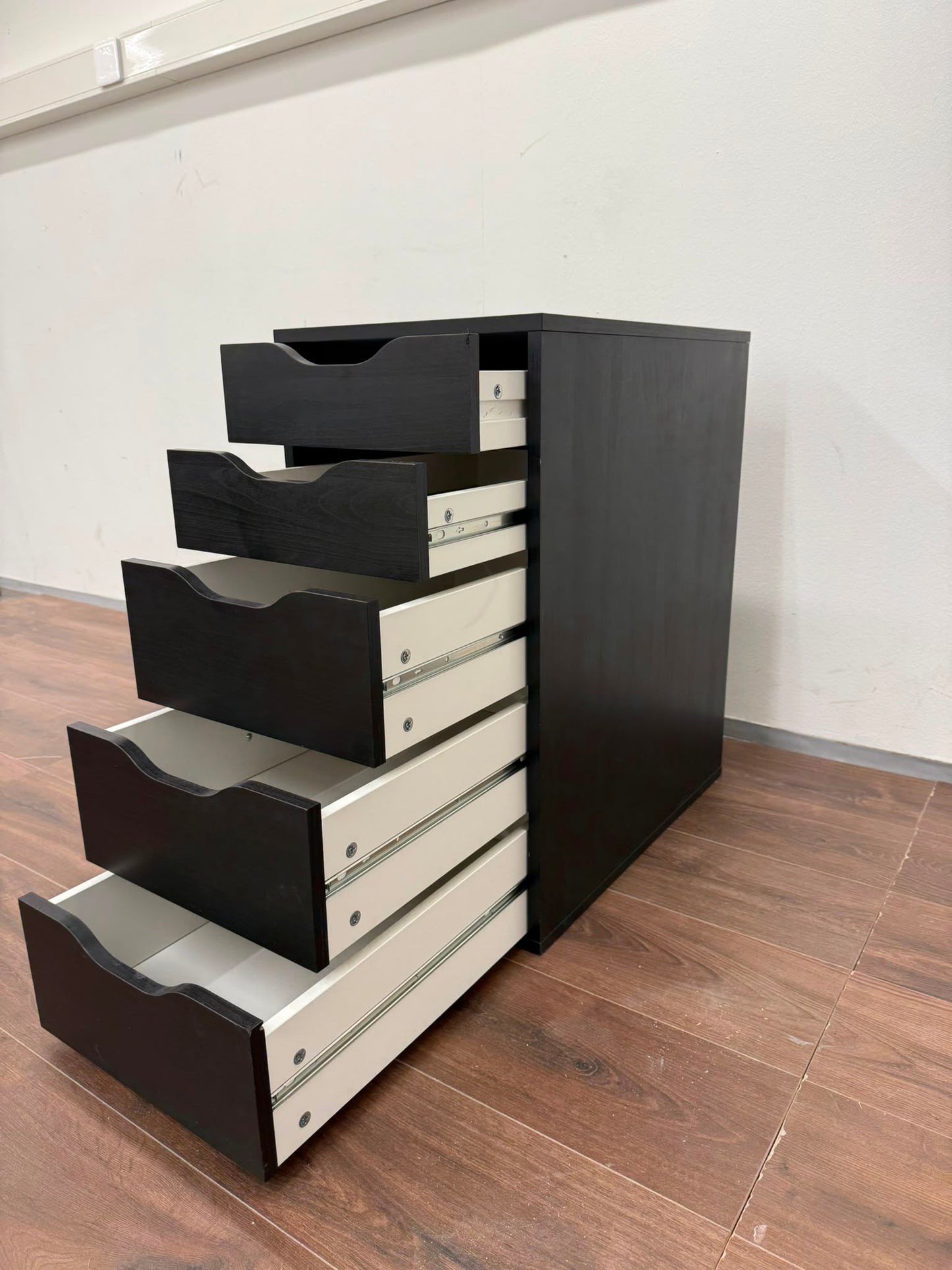 Ikea ALEX Laatikosto, mustanruskea, 36x70 cm Kalustori