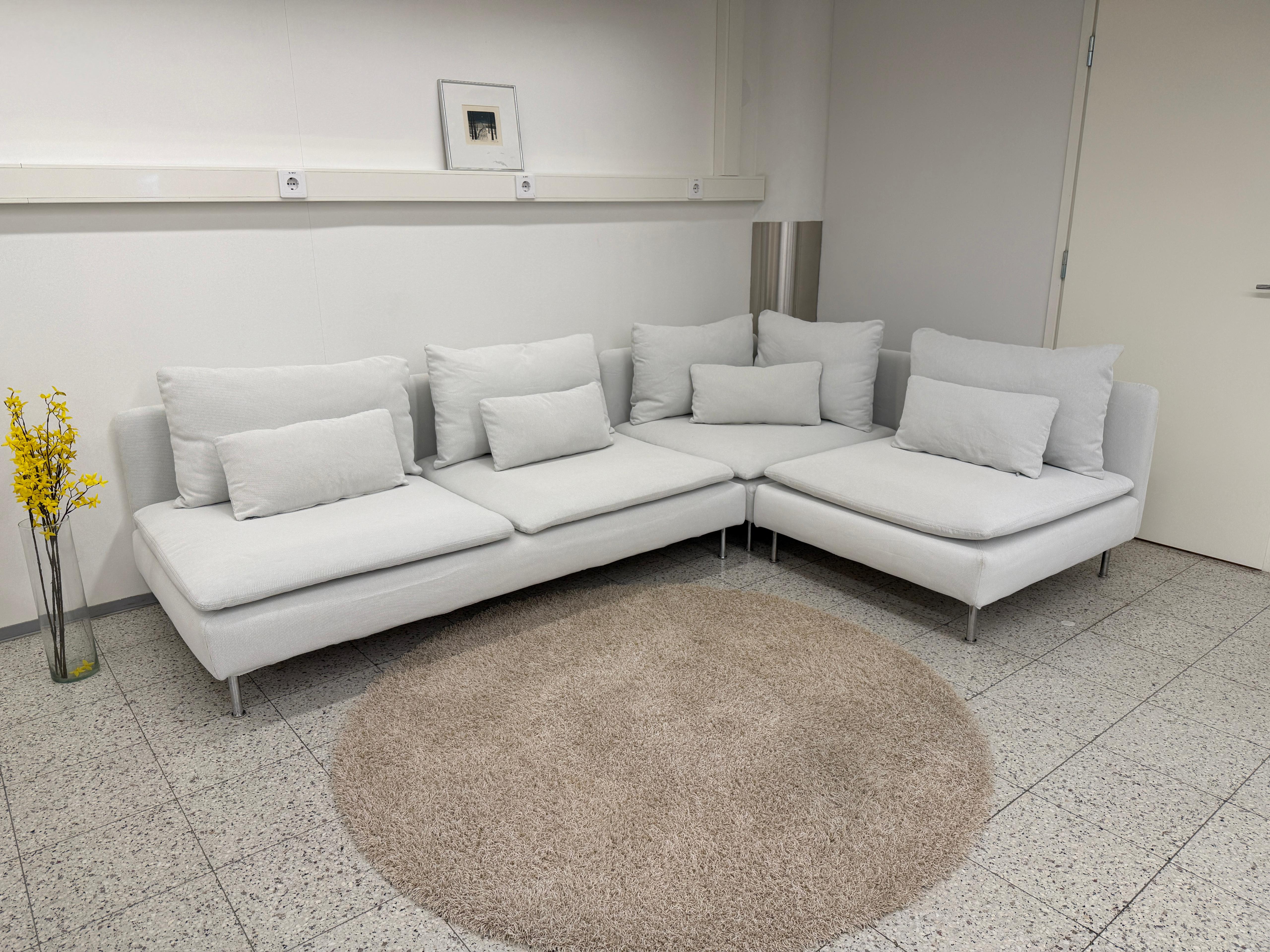 Ikea SÖDERHAMN 4:n istuttava kulmasohva Kalustori