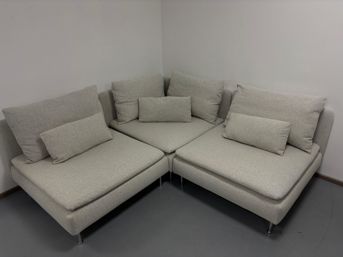 Ikea SÖDERHAMN 3:n istuttava Kulmasohva