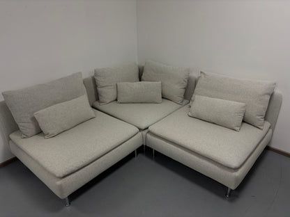 Ikea SÖDERHAMN 3:n istuttava Kulmasohva