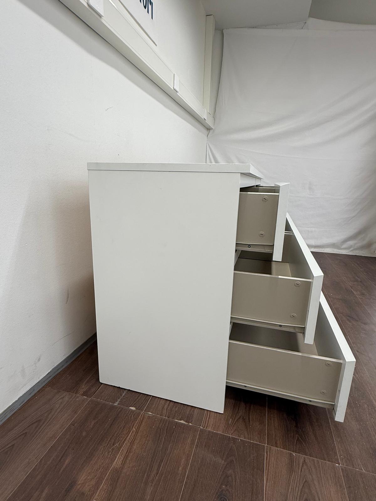Ikea MALM Lipasto, 6 laatikkoa, valkoinen, 160x78 cm Kalustori