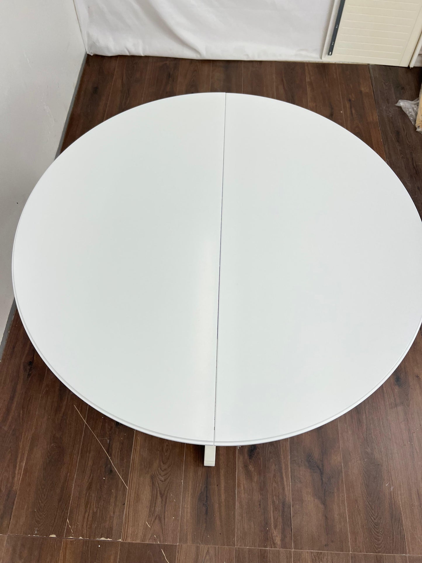 Ikea ROSENTORP pyöreä ruokapöytä, valkoinen Kalustori