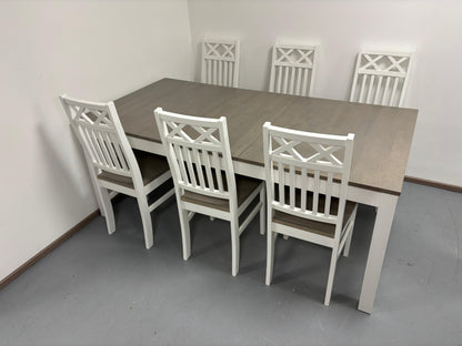 Asko Ruokapöytä ja 6 Tuolia