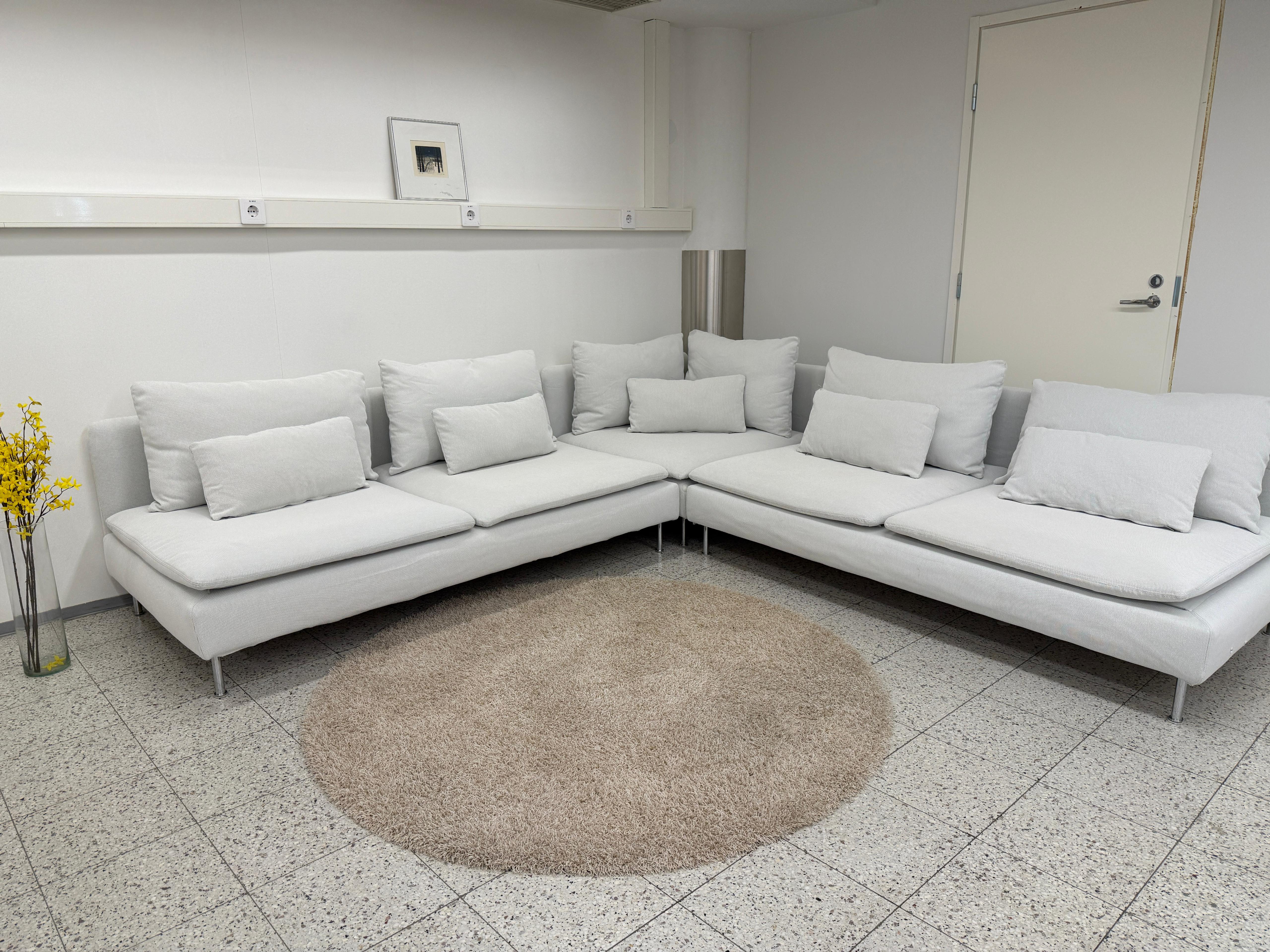 Ikea SÖDERHAMN 6:n istuttava kulmasohva Kalustori