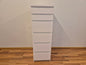 Ikea MALM lipasto 6 - valkoinen / peililasi