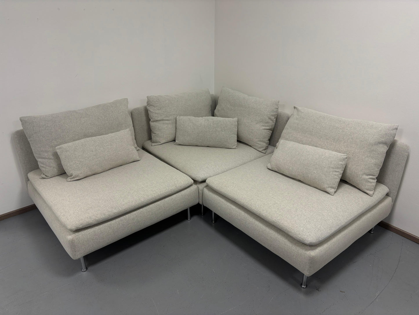 Ikea SÖDERHAMN 3:n istuttava Kulmasohva