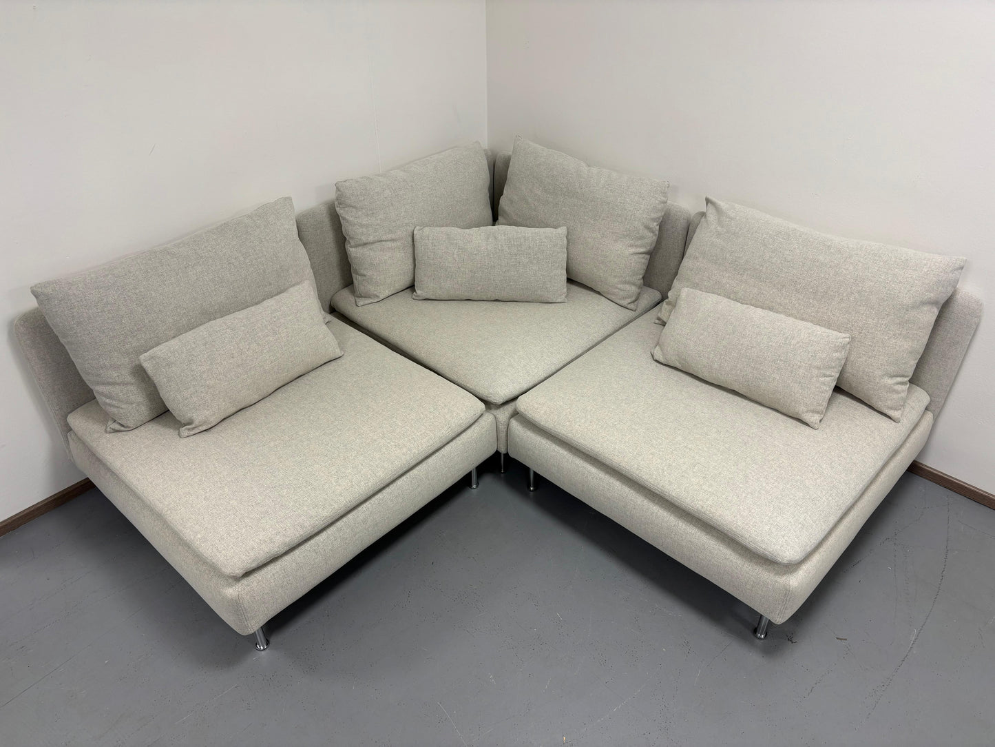 Ikea SÖDERHAMN 3:n istuttava Kulmasohva