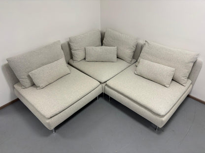 Ikea SÖDERHAMN 3:n istuttava Kulmasohva
