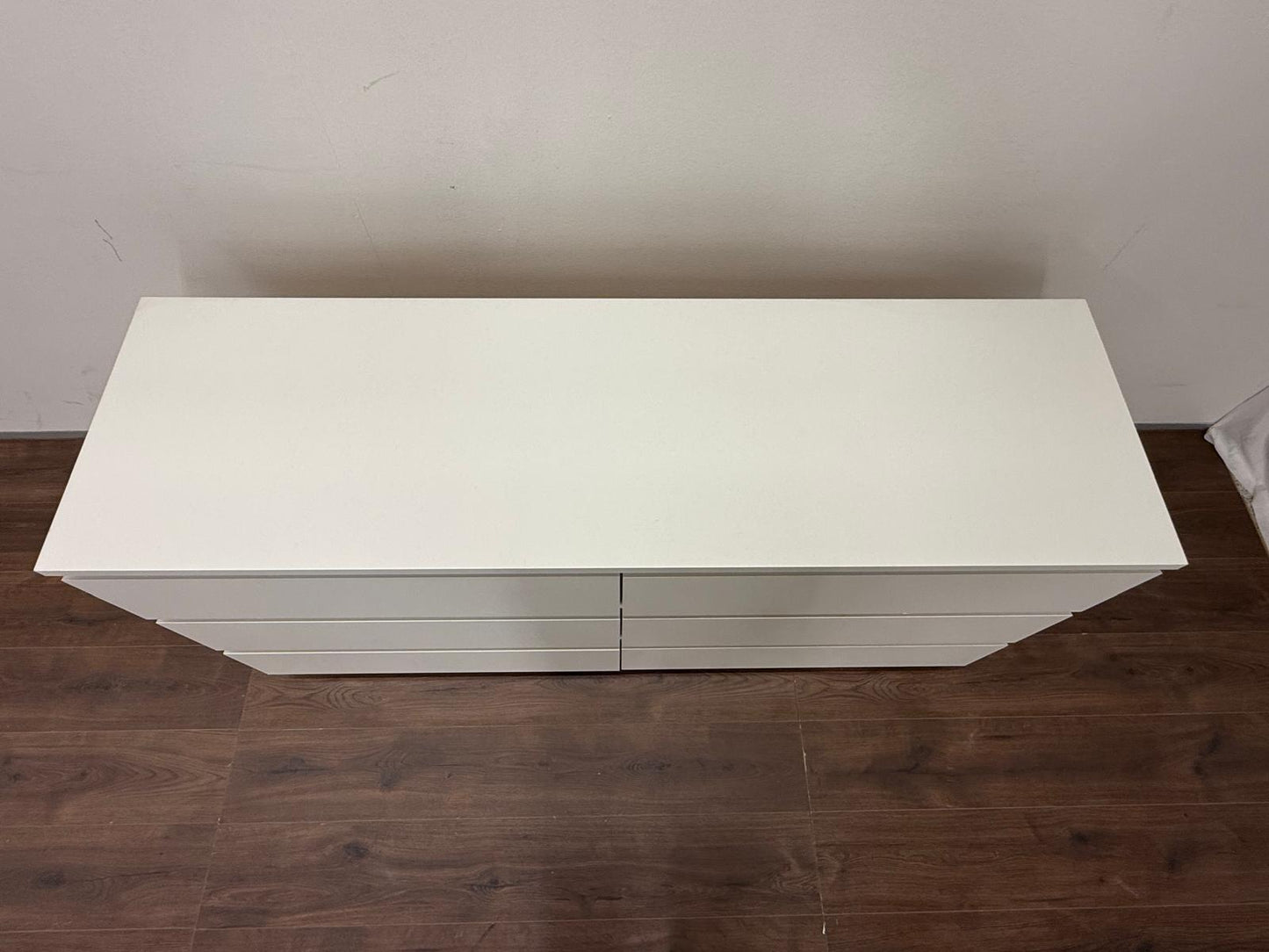 Ikea MALM Lipasto, 6 laatikkoa, valkoinen, 160x78 cm Kalustori