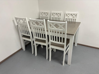Asko Ruokapöytä ja 6 Tuolia