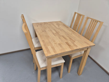 Ikea Norden Ruokapöytä ja 4 Tuolia