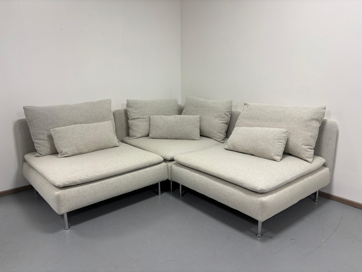 Ikea SÖDERHAMN 3:n istuttava Kulmasohva