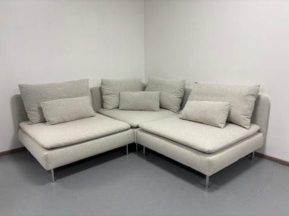 Ikea SÖDERHAMN 3:n istuttava Kulmasohva