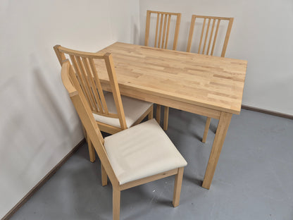 Ikea Norden Ruokapöytä ja 4 Tuolia