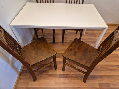 Ikea Melltrop Ruokapöytä ja 4 Tuolia