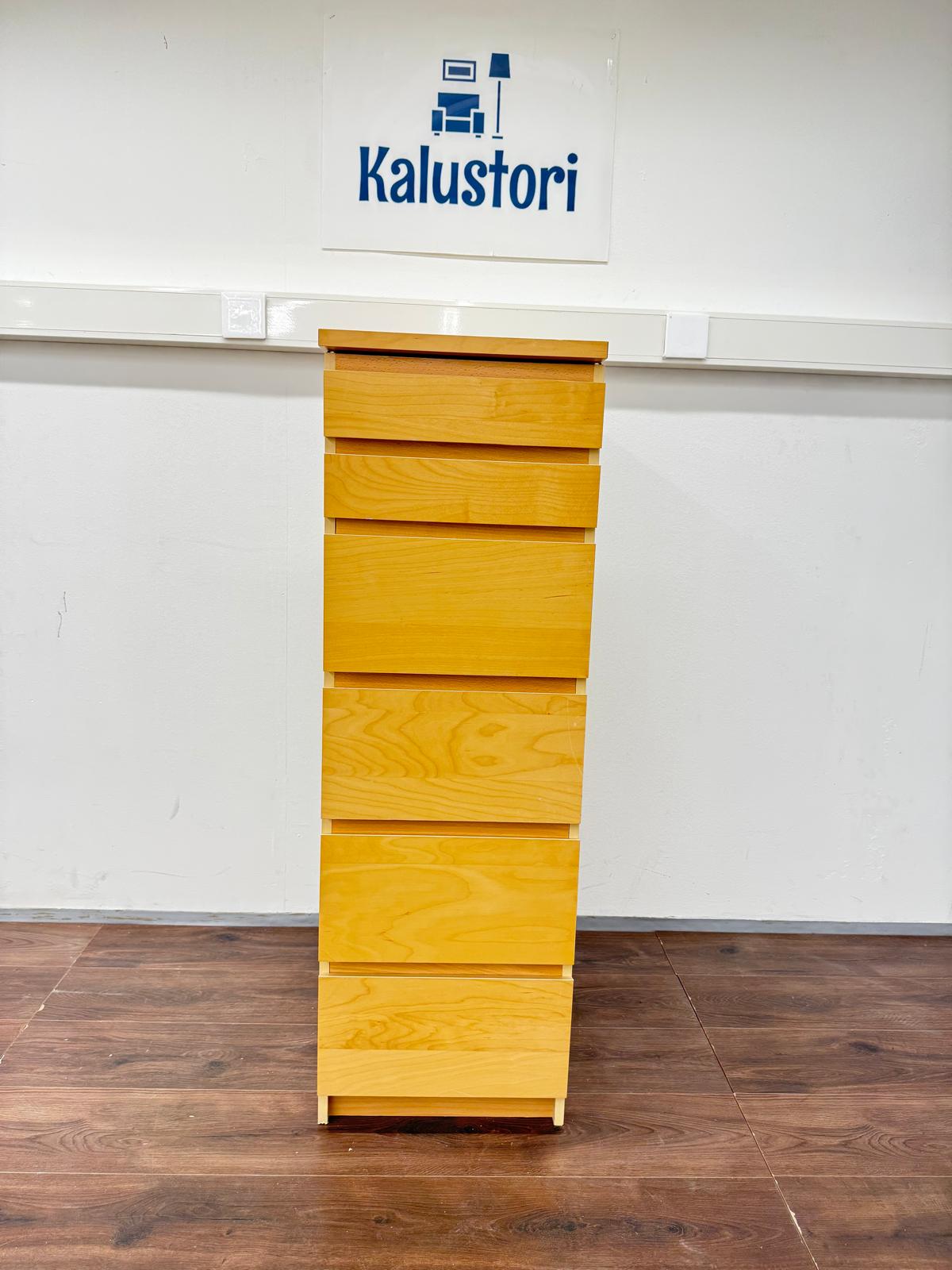 Ikea MALM Korkea Lipasto Peilillä 123x48 cm Kalustori