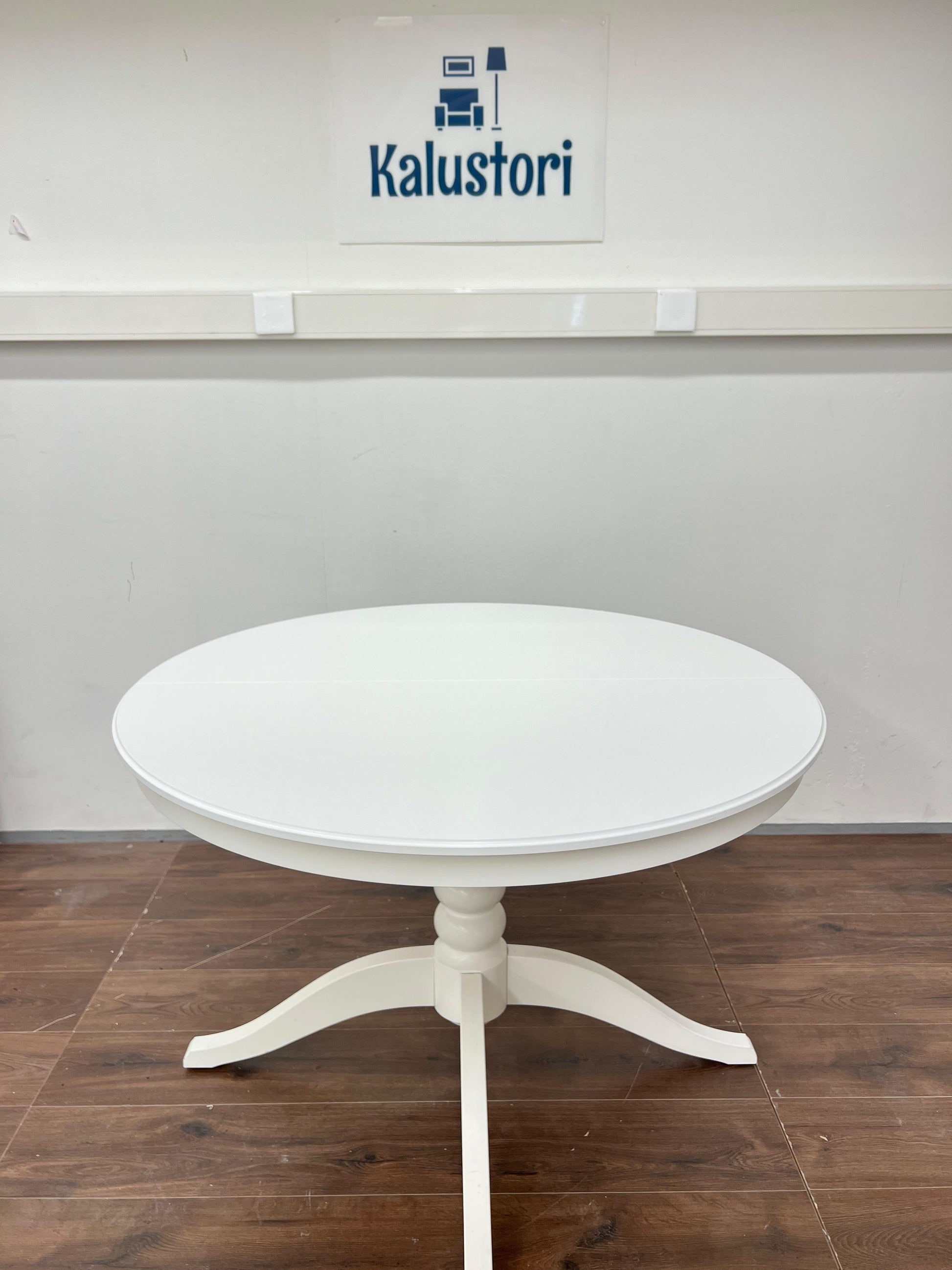 Ikea ROSENTORP pyöreä ruokapöytä, valkoinen Kalustori