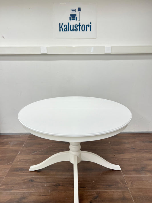 Ikea ROSENTORP pyöreä ruokapöytä, valkoinen Kalustori