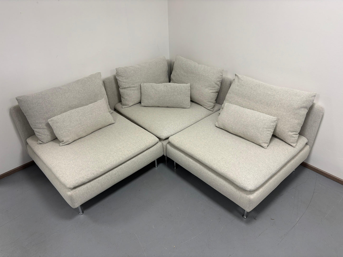 Ikea SÖDERHAMN 3:n istuttava Kulmasohva