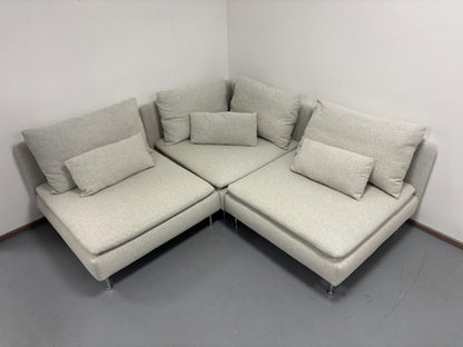 Ikea SÖDERHAMN 3:n istuttava Kulmasohva
