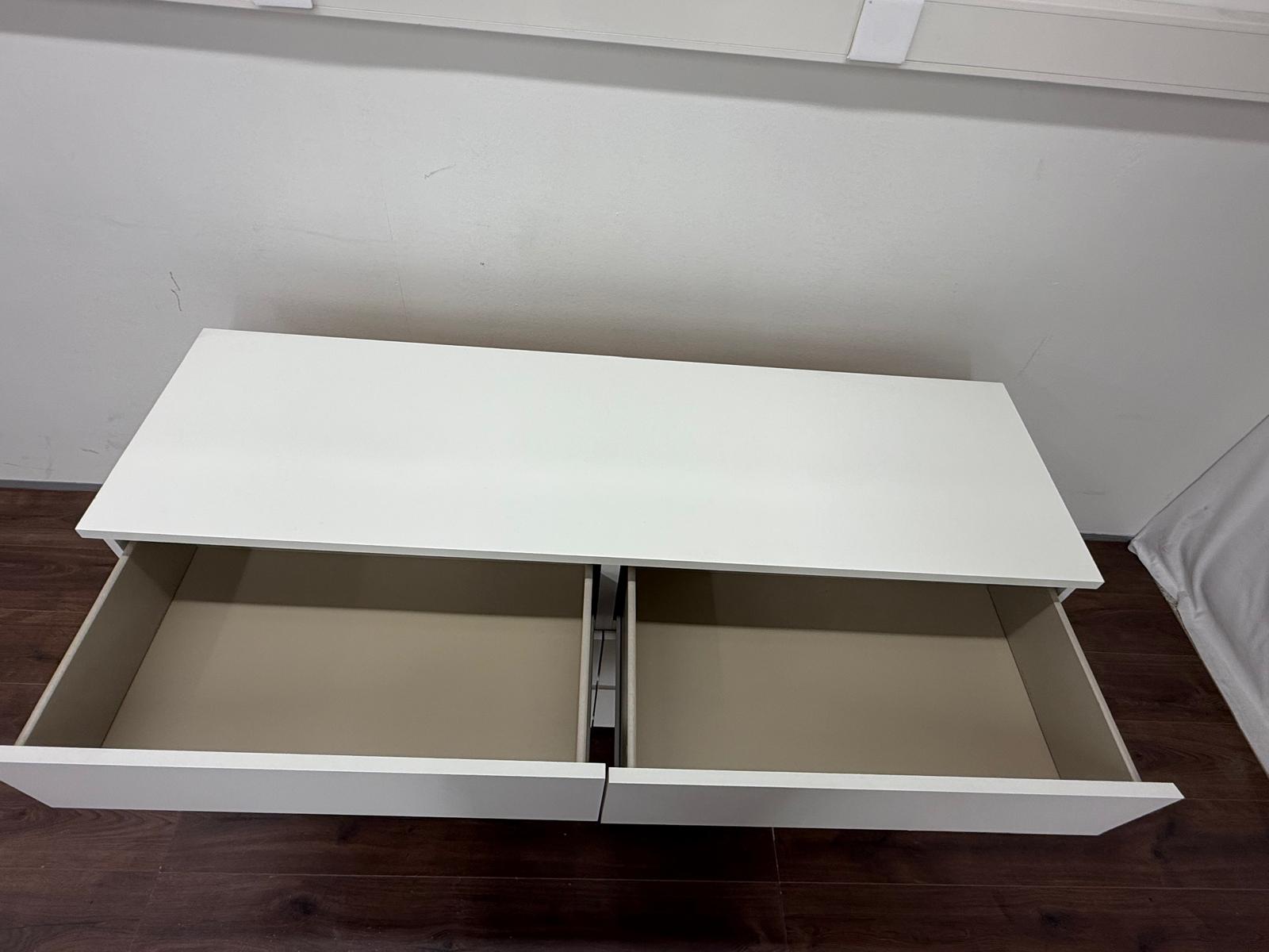 Ikea MALM Lipasto, 6 laatikkoa, valkoinen, 160x78 cm Kalustori